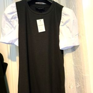 NWT laundry shelli segal black blouse